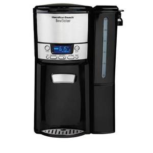 lot 7439 image: Hamilton Beach - BrewStation 12-Cup Coffee Maker - Black
