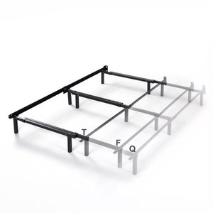 lot 7449 image: Zinus Michelle Compack Adjustable Steel Bed Frame for Box Spring and Mattress Set, Fits Twin to Queen sizes NEW