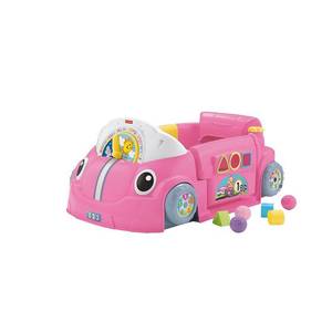 lot 7450 image: Fisher-Price Laugh & Learn Crawl Around Car - Pink