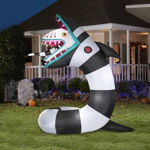 lot 7465 image: Gemmy Animated Airblown Sand Worm from Beetlejuice