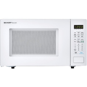 lot 7474 image: Sharp Carousel Microwave Oven - White