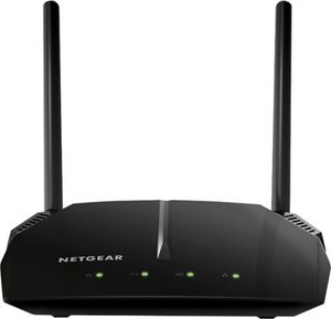 lot 7483 image: NETGEAR - AC1000 Dual-Band Wi-Fi 5 Router - Black
