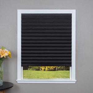 lot 7485 image: Redi Shade Original 36-in x 72-in Black Blackout Cordless Pleated Shade