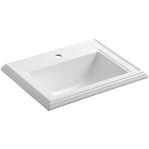 lot 7497 image: kohler k-2241-1-0 memoirs self-rimming bathroom sink, white