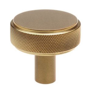 lot 7503 image: GlideRite 10-Pack 1-12 Inch Solid Round Knurled Cabinet Knob- Retail$99.99