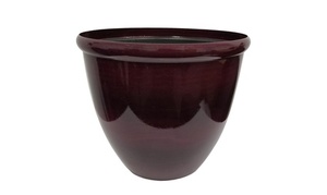 lot 7504 image: The Your Choice Oriental Indoor and Outdoor Plastic Resin Planter Pot - 10 Inches