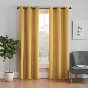 lot 7514 image: Eclipse Microfiber Grommet Blackout Window Curtain Panel
