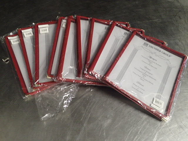 3 fold menu covers