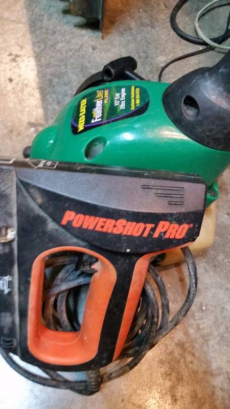 lot 5026 image: Powershot Pro and Weedeater