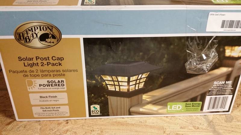 lot 1073 image: Solar Post Caps