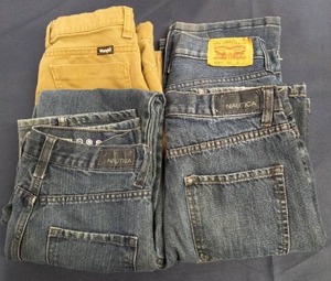 lot 178 image: Boys Jeans Including Levis and Wranglers, Size 14