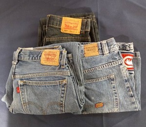 lot 182 image: Boys Jeans Levis size 31- 27 24- 26 Ecko unlimited size 10