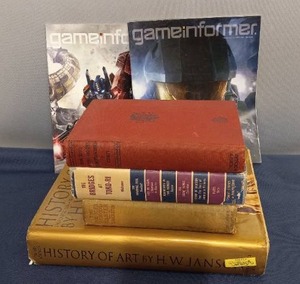 lot 193 image: Assorted Books, Game Informer Magazines