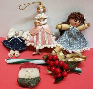 lot 28 image: Holiday Decor, Including 1996, Todays Treasures Inc., Ceramic Jointed Ballerina Bell, (6-12)