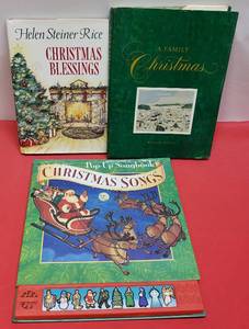 lot 37 image: Christmas Books, Including Christmas Pop-up Song Book, Also Plays Music