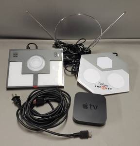 lot 67 image: Lego Deminsions USB Portal Pad Base, Disney Infinity Portal & Apple TV