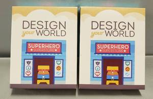 lot 71 image: 2-Design Your World- Superhero Sets, (Ages 3) Wendys Collection