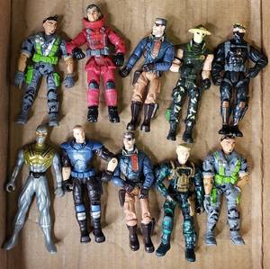 lot 110 image: Multiple Action Figurines