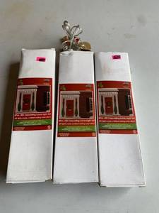 lot 1134 image: Lot of 3 6-Piece LED Cascading Icicle Light Sets