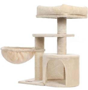 lot 11590 image: FEANDREA Cat Tree, Small Cat Tower, Condo, Scratching Post