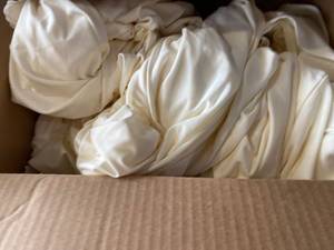 lot 11593 image: Gelozed 20 PCS Ivory Spandex Dining Room Chair Covers for Living Room - Universal Stretch Chair Slipcovers Protector for Wedding, Banquet, and Party (Ivory, 20