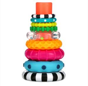 lot 11607 image: Sassy Stacks of Circles Stacking Ring STEM Learning Toy