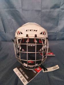 lot 11706 image: CCM HOCKEY LARGE WHITE HELMET