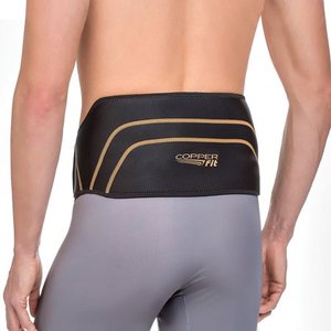 lot 11741 image: Copper Fit Back Support Color - Black Size - 39 to 50