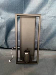 lot 11747 image: WALL SCONCE SET OF 2 MATTE BLACK WALL LIGHT FIXTURE