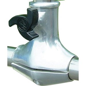 lot 11815 image: Taylor Stainless Steel Rail Mount Flag Pole Socket for 1 Diameter Flag Poles