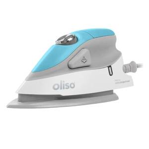 lot 11823 image: Oliso Mini Project Iron with Silicone Trivet Turquoise