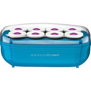 lot 11846 image: Conair - Infiniti PRO Smooth Waves Mega Volume 2-inch Roller HairSetter - Blue
