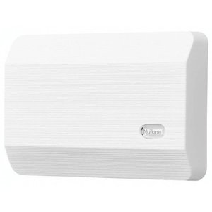 lot 11862 image: Broan Decorative Wired Door Chime, 8-18w x 5-12h x 2-38d, in White