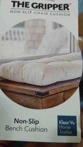 lot 15011 image: THE GRIPPER NON-SLIP BENCH CUSHION BLUE
