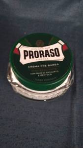 lot 15031 image: PRORASO PRE SHAVING CREAM 3.6oz