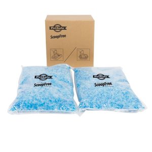 lot 15034 image: PetSafe ScoopFree Crystal Litter, Blue, 2-Pack