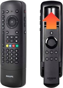 lot 15038 image: Philips - 4-Device Fire TV Universal Companion Remote - Black