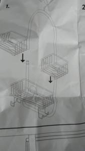 lot 15049 image: METAL SHOWER CADDY WITH SUCTION