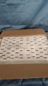 lot 15050 image: SPACEKEEPER SLIM STORAGE CART WHITE ( XOO2A576VZ)