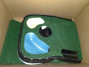 lot 17000 image: GREEN MINI GOLF PUT HOLES