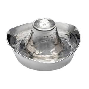 lot 17013 image: PetSafe Seaside Stainless Pet Fountain