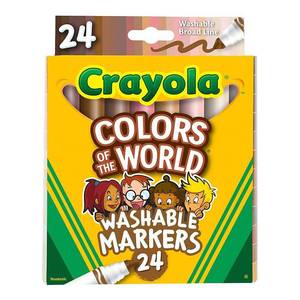 lot 17024 image: Crayola 24ct Colors of the World Markers