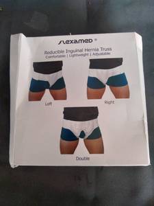lot 17027 image: FLEXAMED REDUCIBLE INGUINAL HERNIA TRUSS SIZE LARGE RIGHT