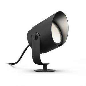 lot 17038 image: Philips - Hue White and Color Ambiance Lily XL Outdoor Spot Light Extension Kit - Black