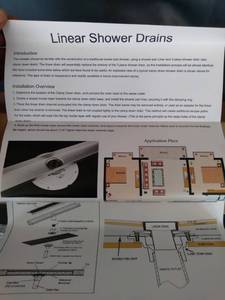 lot 17258 image: LINEAR SHOWER DRAIN