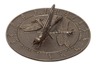 lot 11804 image: WHITEHALL PRODUCTS, FIXED GNOMON SUNDIAL CLOCK