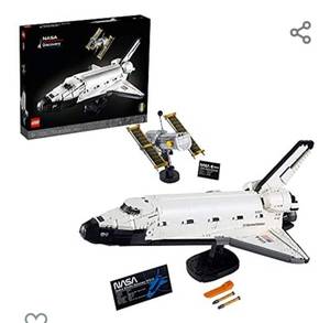 lot 591 image: LEGO NASA Space Shuttle Discovery 10283 Build and Display Model for Adults, New 2021 (2,354 Pieces) No Book