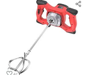 lot 598 image: IMAYCC Portable Concrete Mixers 2100W Adjustable 6 Speed Handheld Electric Concrete Cement Mixer Thinset Mortar Grout Plaster Paint Mixer Stirring Tool AC 110V