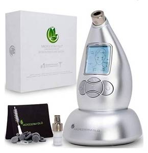 lot 605 image: Microderm GLO Diamond Microdermabrasion Machine and Suction Tool - Clinical Micro Dermabrasion Kit for Tone Firm Skin, Advanced Home Facial Treatment System & Exfoliator For Bright Clear Skin