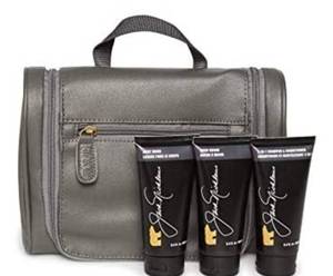 lot 606 image: Jack Nicklaus Hanging Travel Bag, 4-piece Mens Toiletry Bag